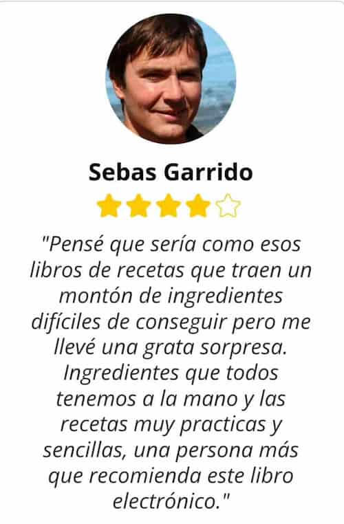 Testimonio de Sebas Garrido sobre el programa de alimentación saludable”
