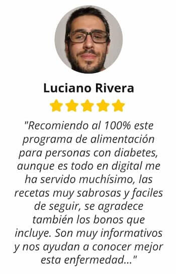 Testimonio de Luciano Rivera sobre el programa de alimentación saludable”