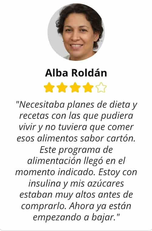 Testimonio de Alba Roldán sobre el programa de alimentación saludable” Testimonio de Alba Roldán sobre el programa de alimentación saludable”